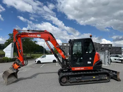 Bagger Kubota KX080-4a2 mit Tiltrotator
