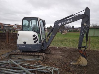 Ich verschenke meinen Terex TC 37 Bagger kostenlos.