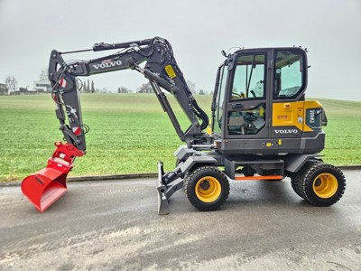 6.5t Mobilbagger Pneubagger Volvo EW60E