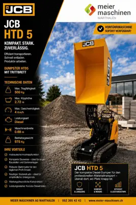 JCB HTD5 DUMPSTER HOCHKIPPDUMPER