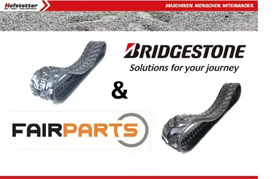 Gummiketten (Bridgestone & Fairparts) direkt ab Schweizer Lager.
