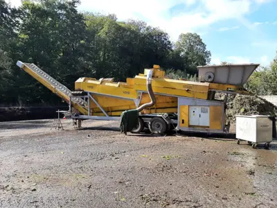 Sternsiebanlage Biomassesieb Siebanlage Altholz