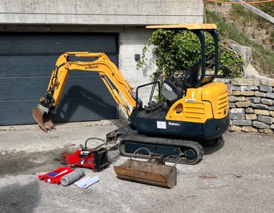 Hyundai Robex 1,7 T, inkl. Hydraulikhammer JAB