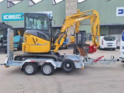 REMORQUE PORTE-ENGINS DIGGER PLANT 3717 TIMON FIXE