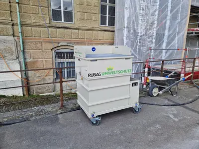 RUBAG Kombi-Waschbecken aus Stahl 0.3 m3