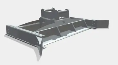 Planierbalken für Baggeranbau