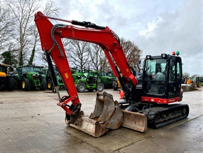 Bagger 9t Kubota KX080-4a