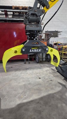 Holzgreifer Greifer Holzzange Festanbau zu 3 – 6 to. Bagger