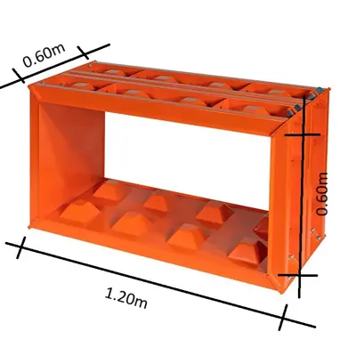Betonblockschalung 120x60x60 cm zum Mieten