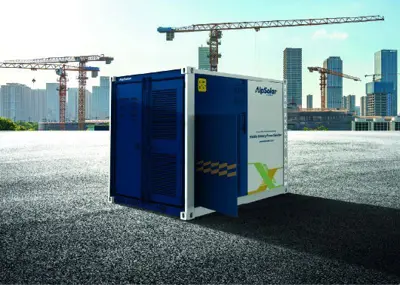 Container XCMG-Batteriespeicher für Baumaschinen