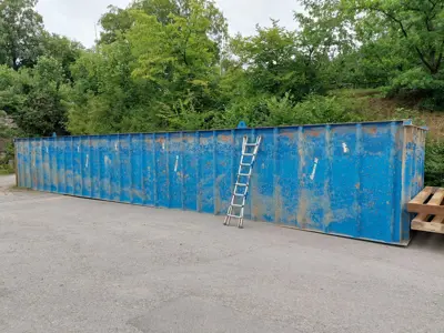 Radwaschanlage, Stahlbehälter für Waschstrasse