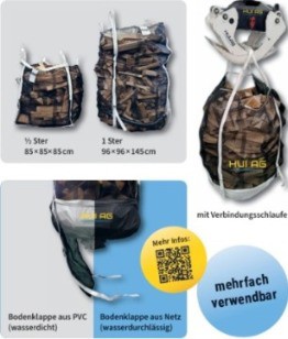 Big Bag mit Bodenklappe und Verbindungschlaufe