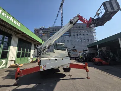 Merlo Roto 40.25 MCSS Teleskoplader mit Funk, Hebebühne, Winde