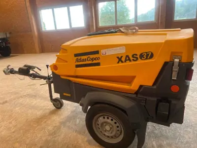 Kompressor Atlas Copco inkl. Strahlgerät + Zubehör