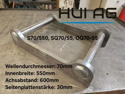 OQ70/55 Anschweissrahmen / Adapterplatte – 550 mm