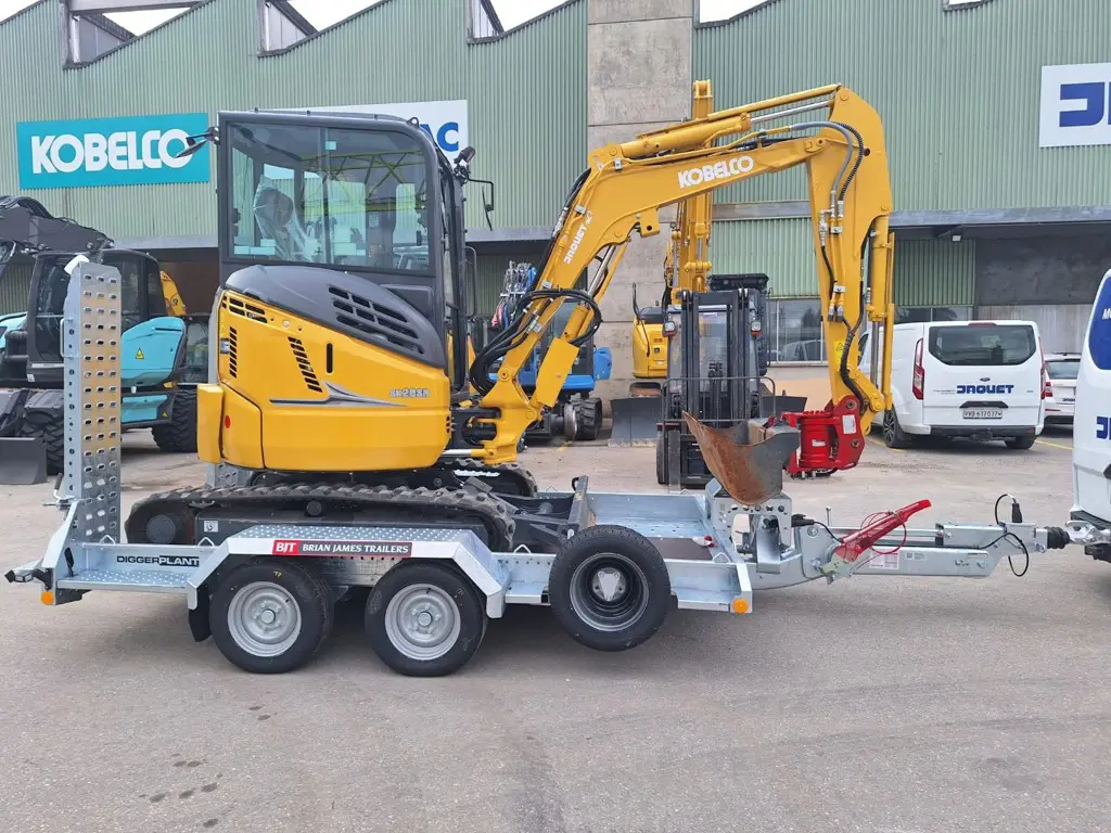 REMORQUE PORTE-ENGINS DIGGER PLANT 3717 TIMON FIXE