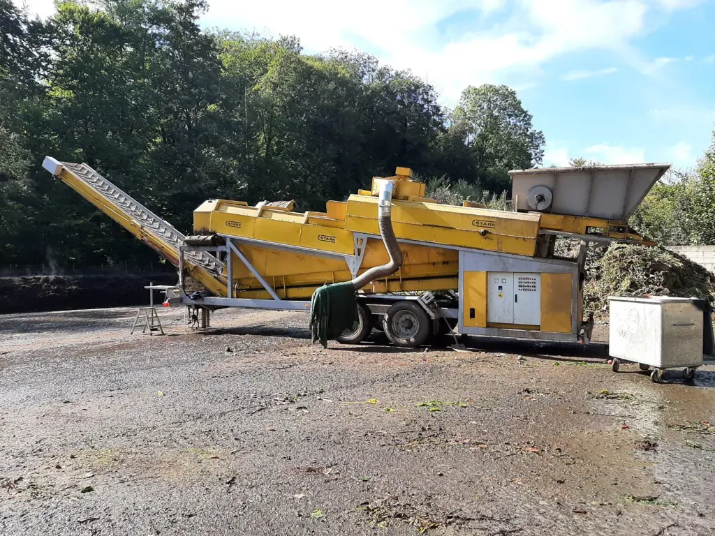 Sternsiebanlage Biomassesieb Siebanlage Altholz