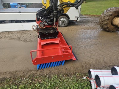 Schiebebesen / Kehrbesen für Stapler & Bau