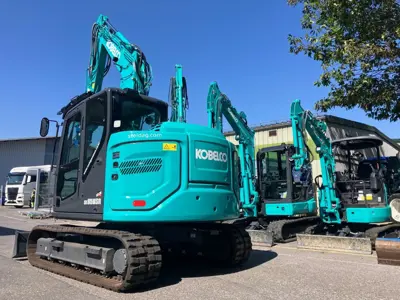 Kobelco SK85MSR-7, mit Huppiquick