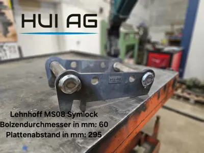 Adapterplatte Lehnhoff MS08 Symlock / Anschweissrahmen