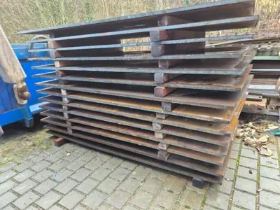 Fahrplatte Überfahrblech Stahl 3000x1500x30mm S355