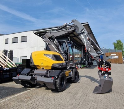 Mecalac Mobilbagger 15MWR-ST5 mit Rototilt