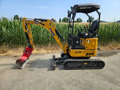 1.9t Minibagger XCMG XE19 mit erst 230h, PT & Hydr. SW