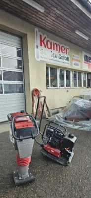 SET: Rüttelplatte + Benzinstampfer Dynapac